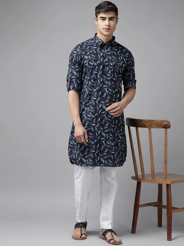 FM - Pure Cotton Pathani Kurta Print - Fabmade