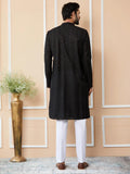 Green Chanderi Silk Kurta - Fabmade