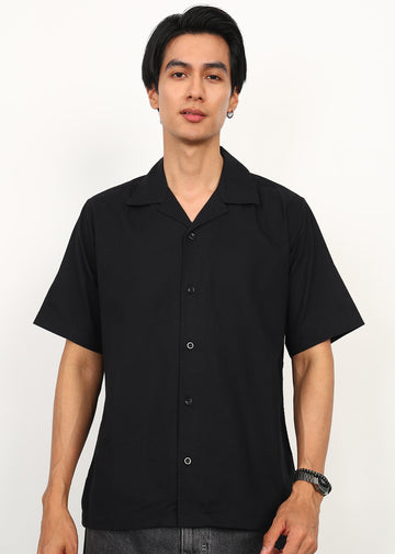 Fabmade Noir Linen Shirt
