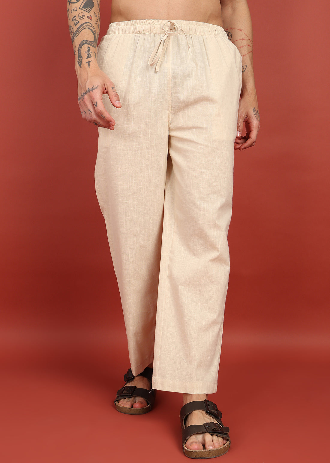 Ivory Comfort Linen Pyjama