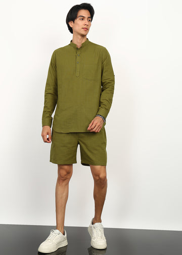 Fabmade Olive Breeze Co-Ord Set