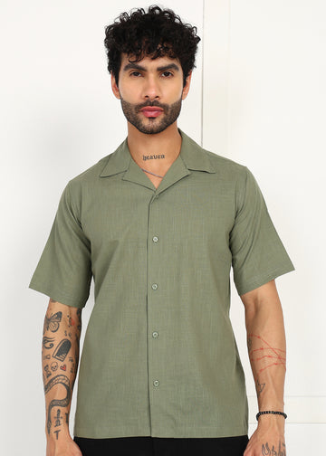 Fabmade Mossline Linen Shirt