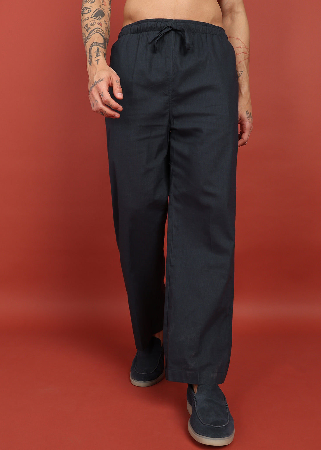 Midnight Ease Relaxed-Fit Trousers