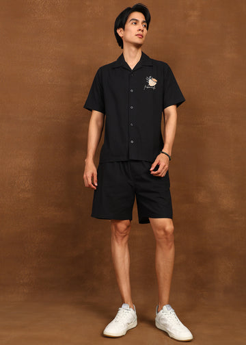 Fabmade Noir Emblem Co-Ord Set