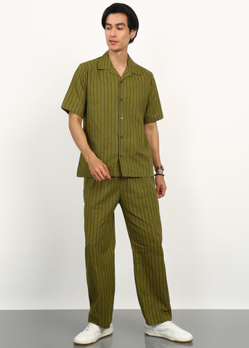 Fabmade Olive Rhythm Co-Ord Set