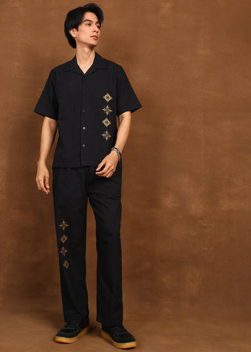 Fabmade Noir Bloom Co-Ord Set