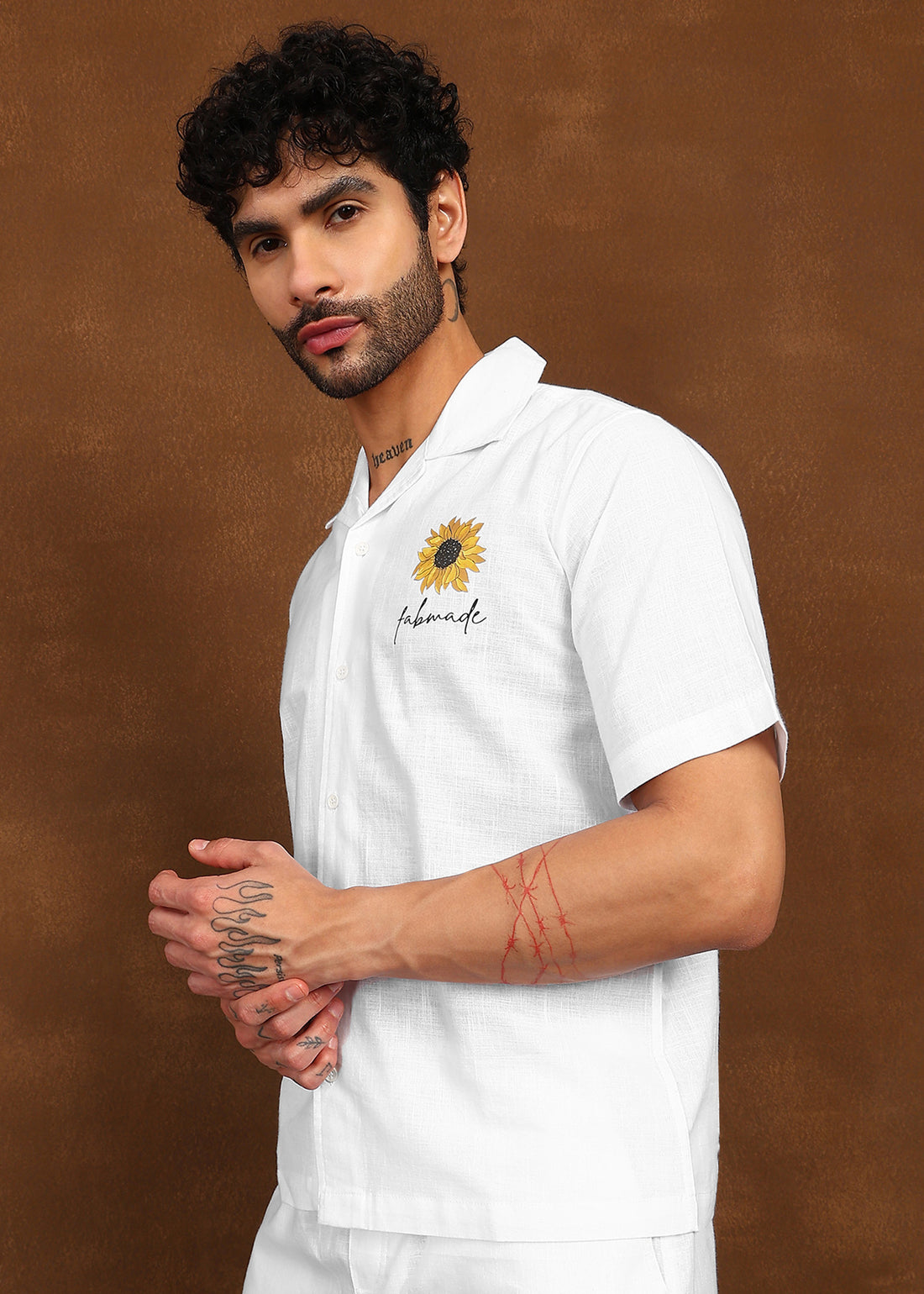 Fabmade Sunbloom Ivory Shirt