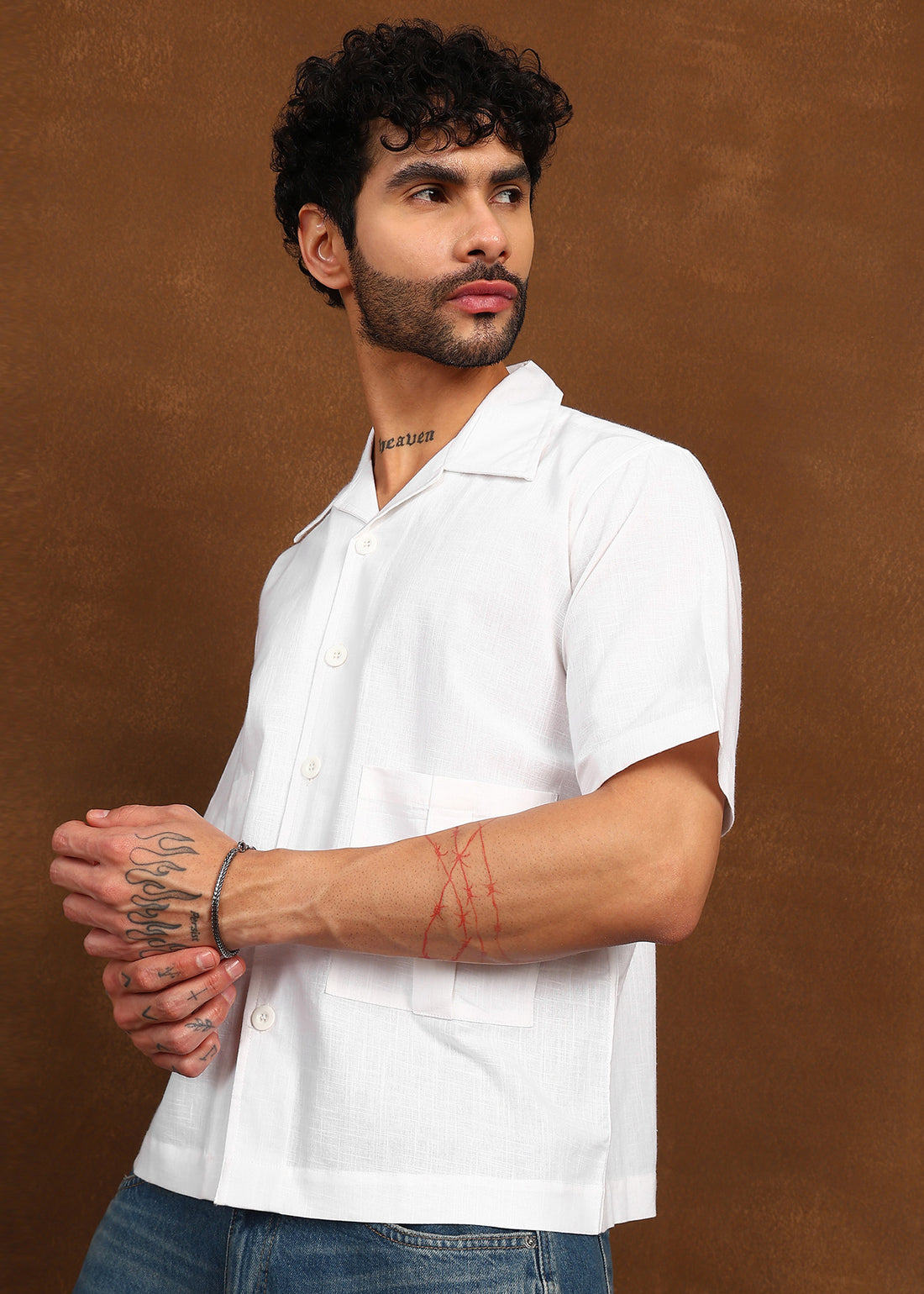 Fabmade Ivory Utility Shirt