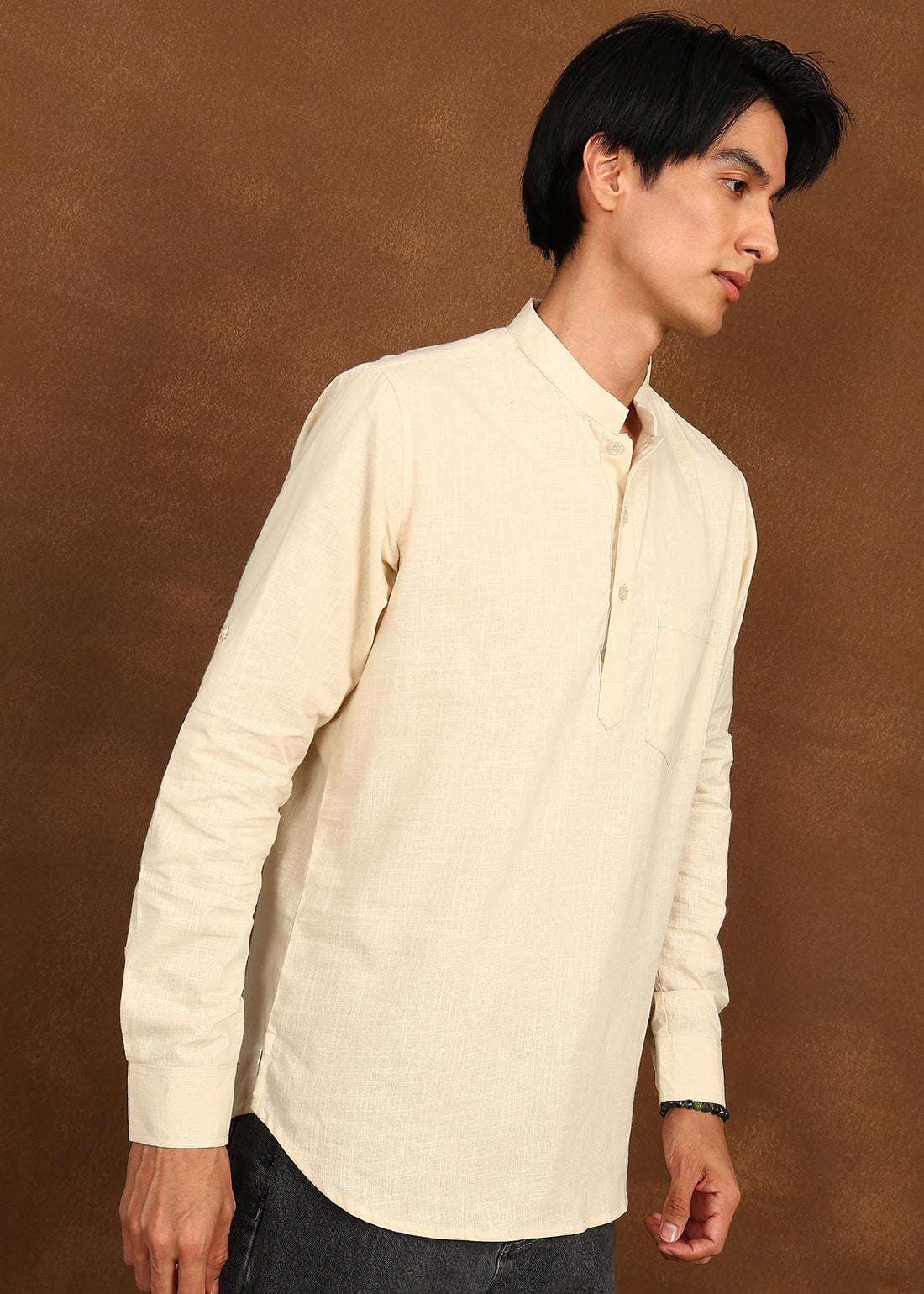 Fabmade Dune Linen Kurta