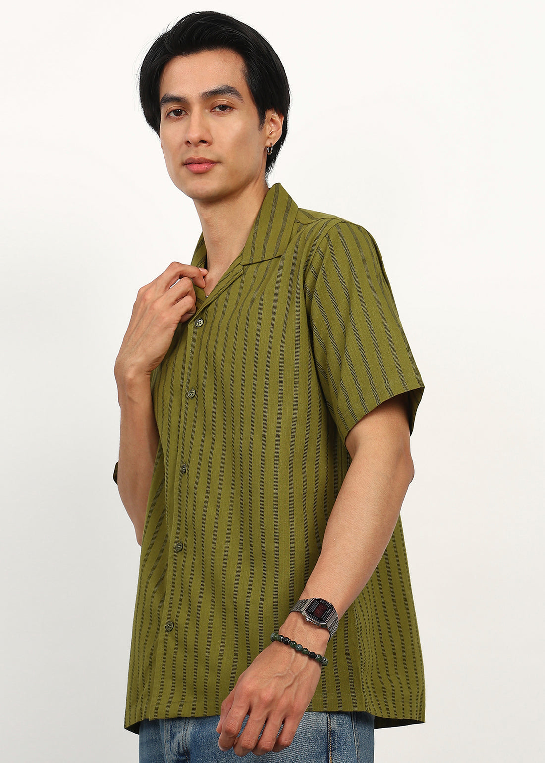 Fabmade Olive Rhythm Shirt
