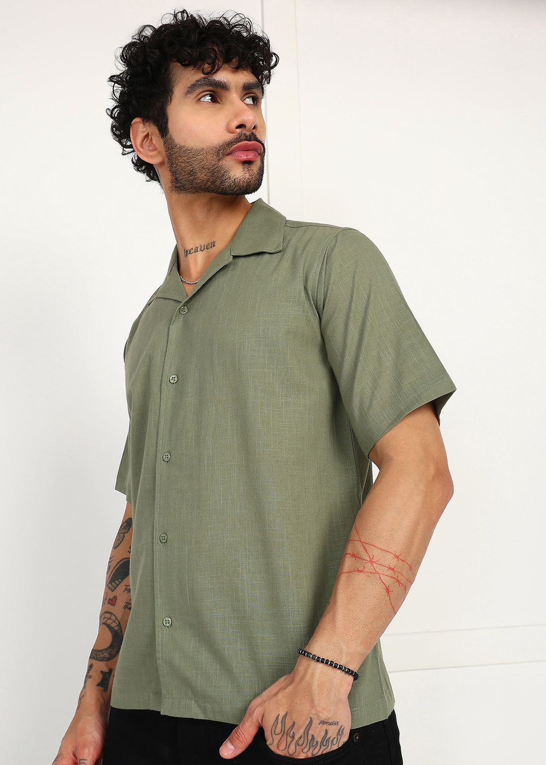 Fabmade Mossline Linen Shirt