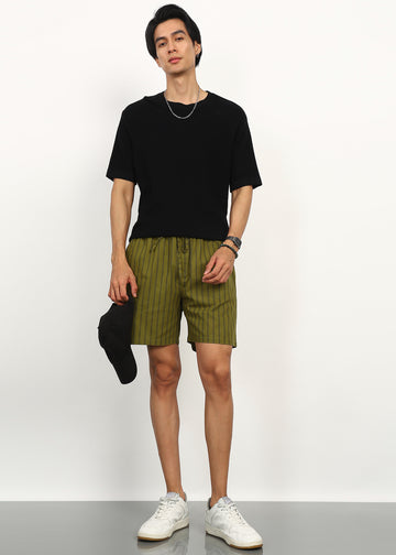 Fabmade Olive Rhythm Shorts