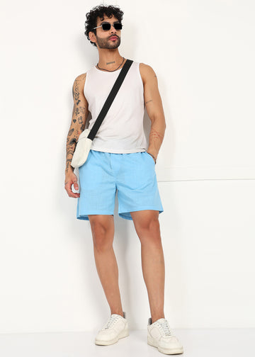 Fabmade Skyflow Linen Shorts