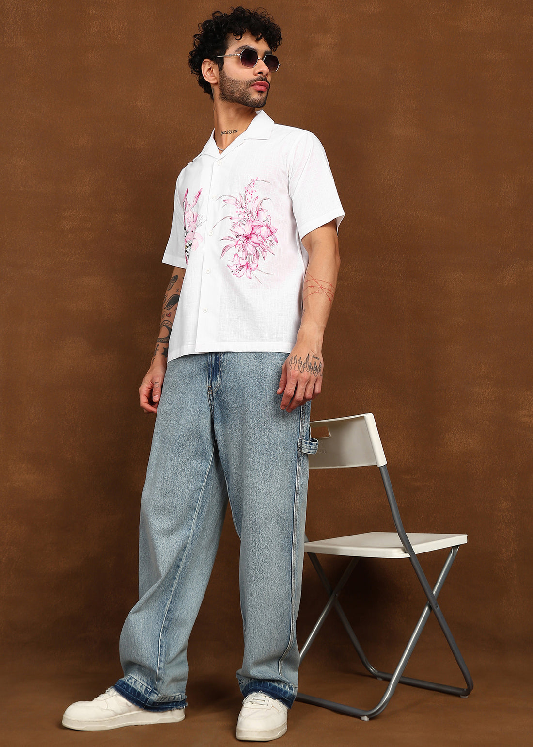 Fabmade Blush Bloom Resort Shirt