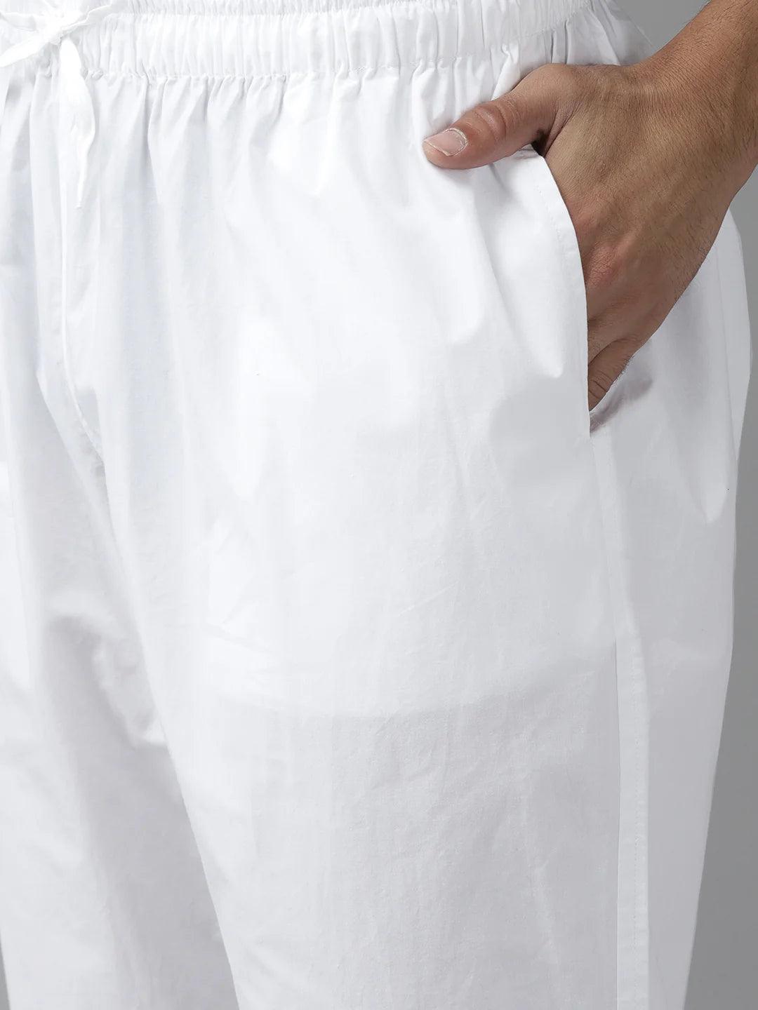 FM-Men Peach Cotton Linen kurta Pyjama - Fabmade
