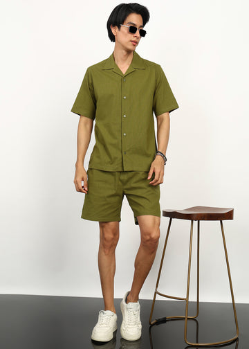 Fabmade Olive Ease Co-Ord Set