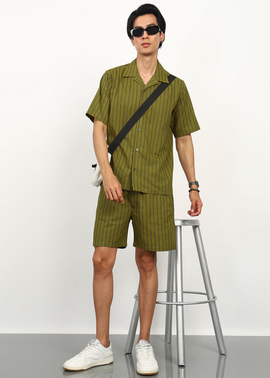 Fabmade Olive Breeze Co-Ord Set