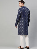Men Printed Straight kurta - Fabmade