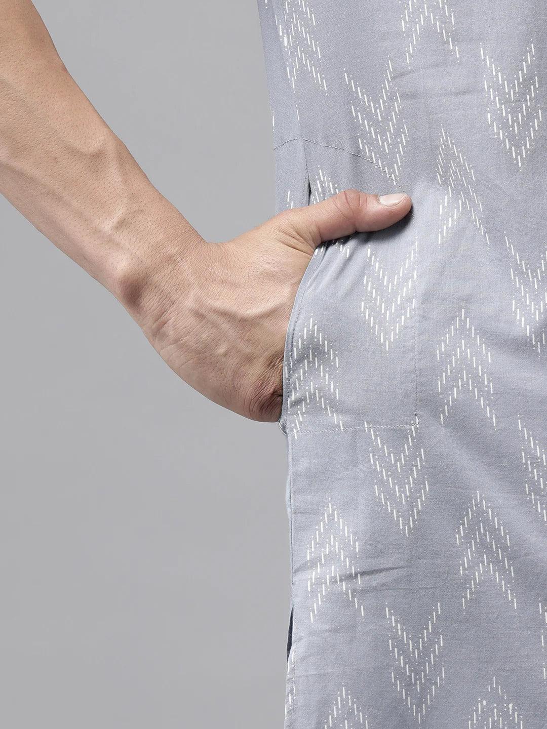 Pure Cotton Pathani Kurta Pyjama for the Modern Man (Copy) - Fabmade