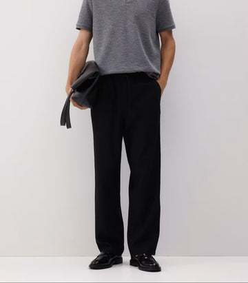 Men’s Black Loose Fit Pajama