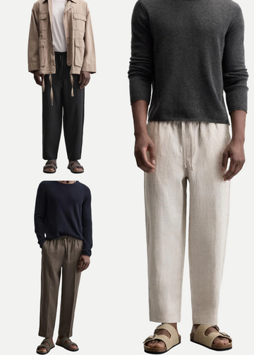 Men’s Premium Linen Pajama Combo – Pack of 3