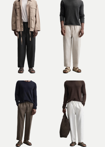 Men’s Premium Linen Pajama Combo – Pack of 4