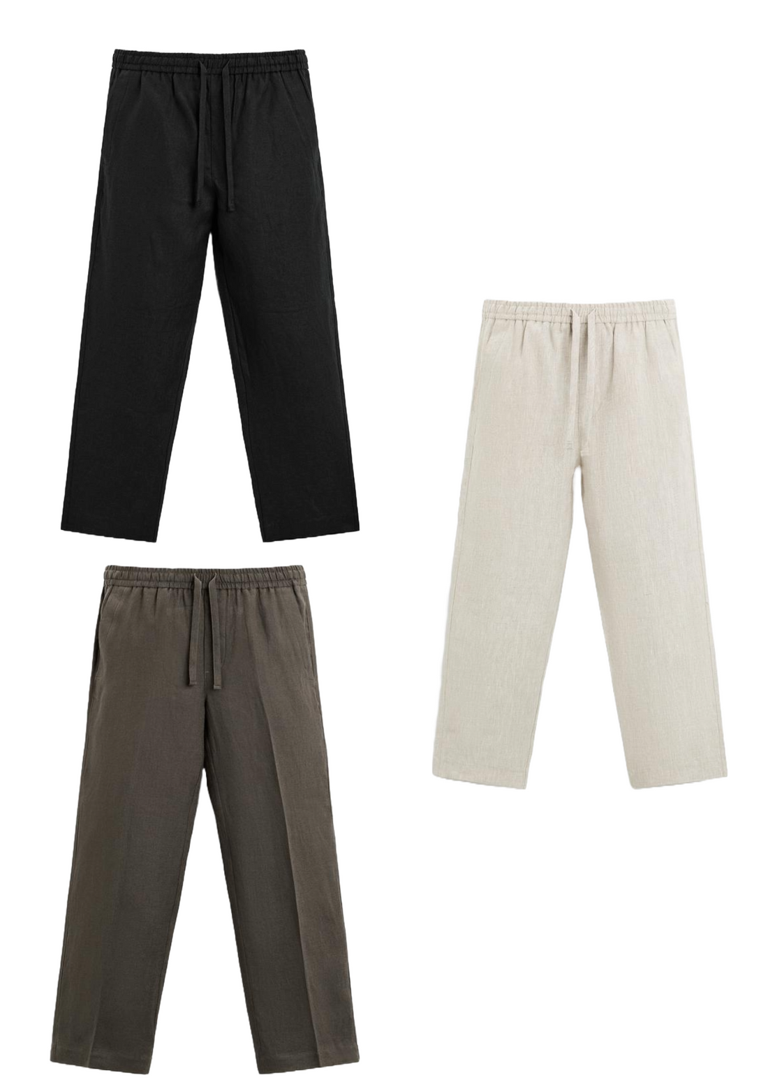 Men’s Premium Linen Pajama Combo – Pack of 3