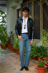 Midnight Luxe Leather Jacket for Men 2