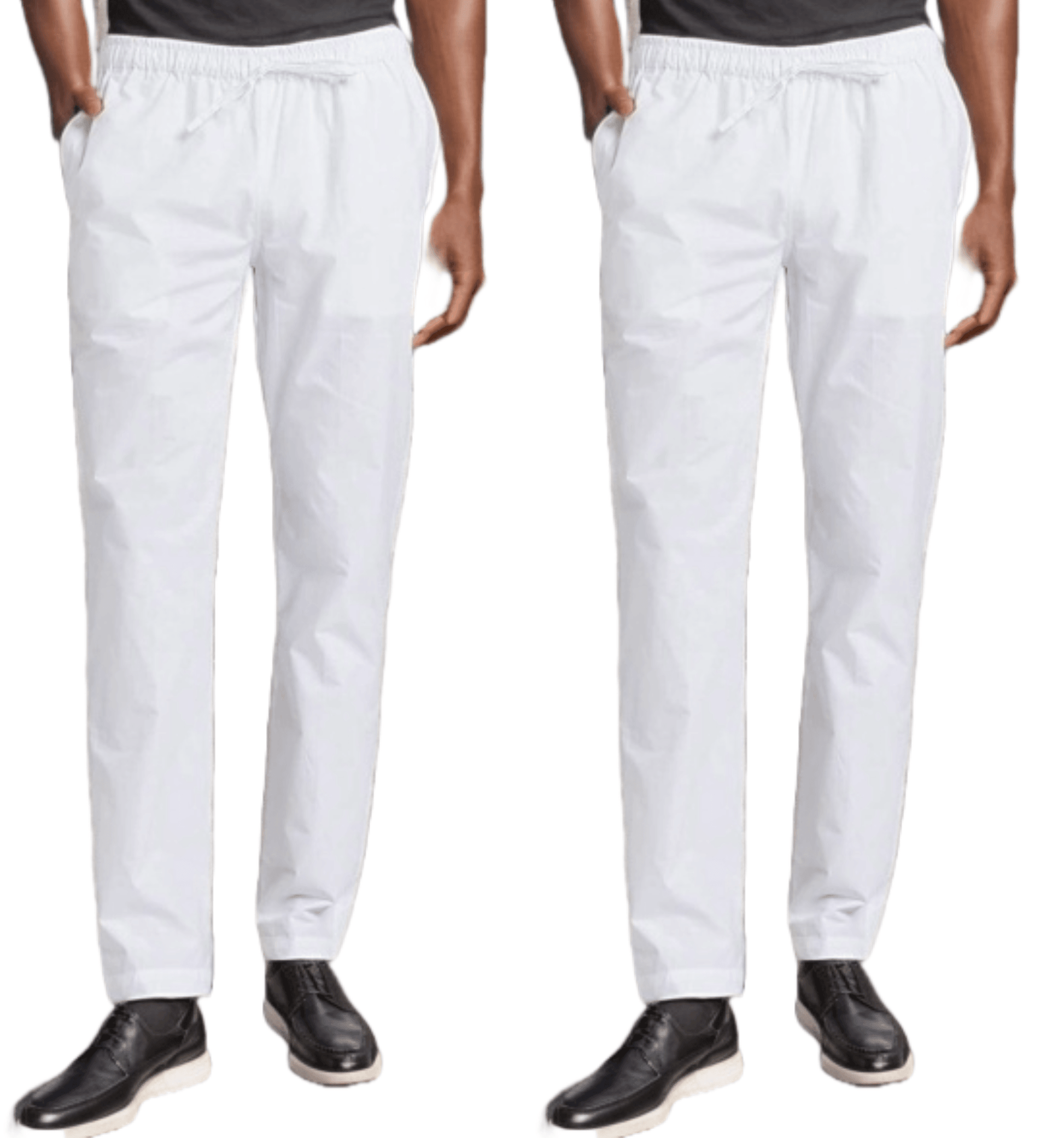 Men's White Cotton Pyjama Combo - Fabmade
