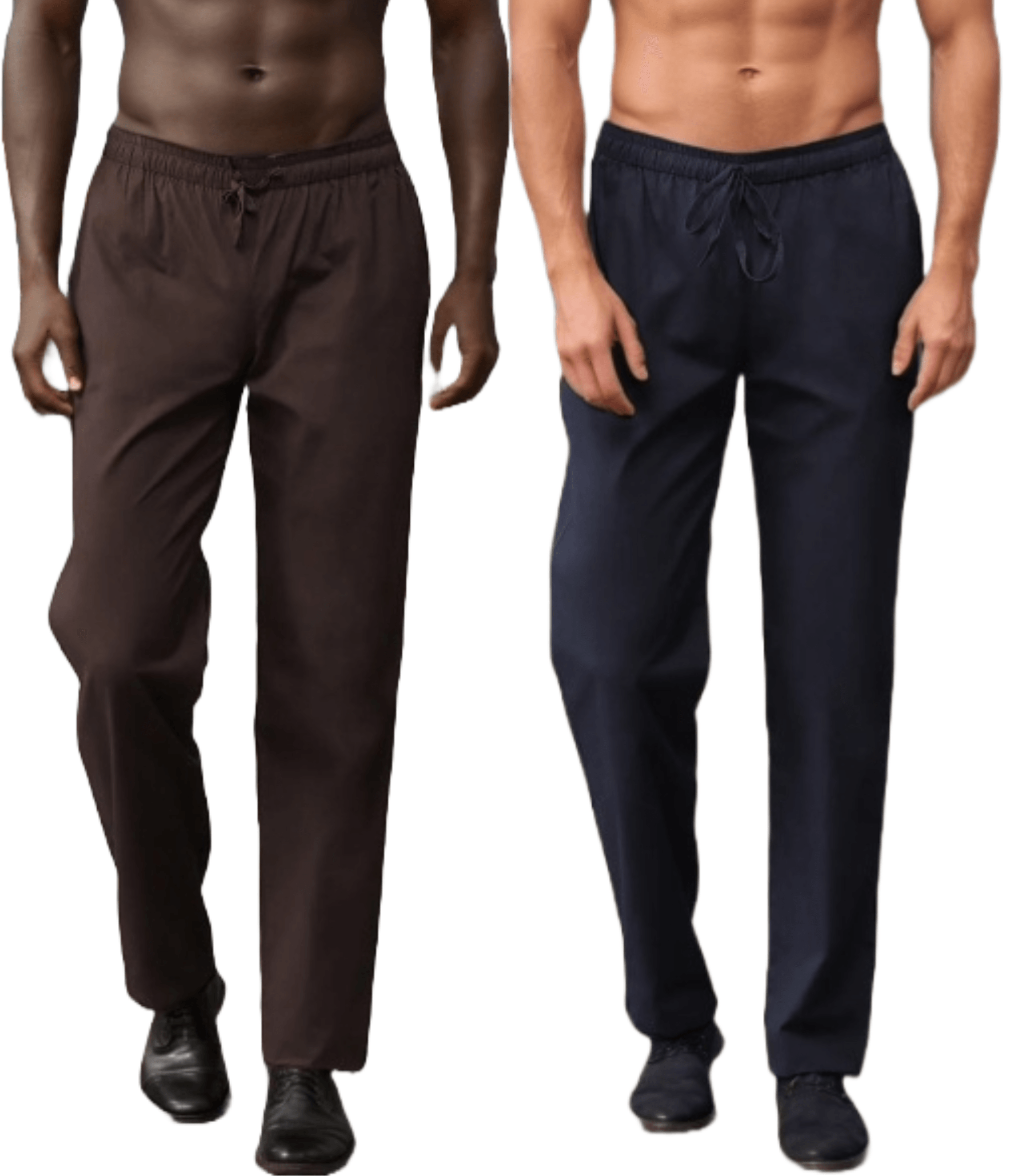 Elevate Your Loungewear Game with the Stylish Black & Brown Pyjama Com