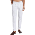Men's White Cotton Pyjama Combo - Fabmade