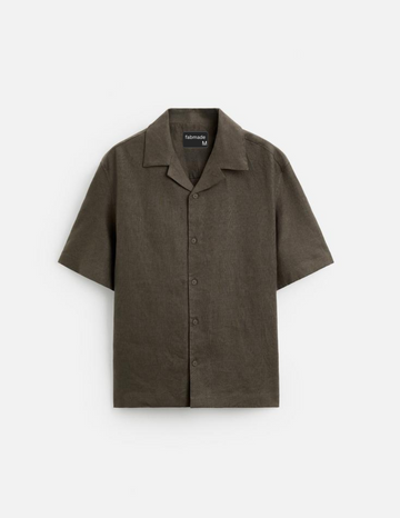 Men’s Brown Cotton Shirt